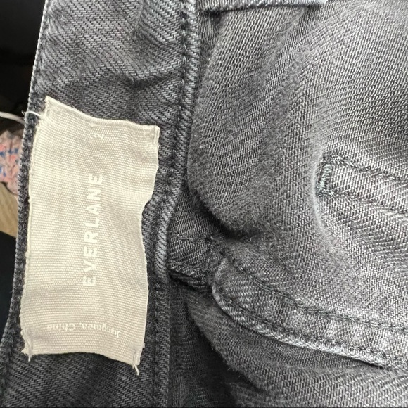 3 for $50 SALE! Everlane Black faded Wide Leg denim cotton Jeans 2 or 27 - Picture 10 of 12